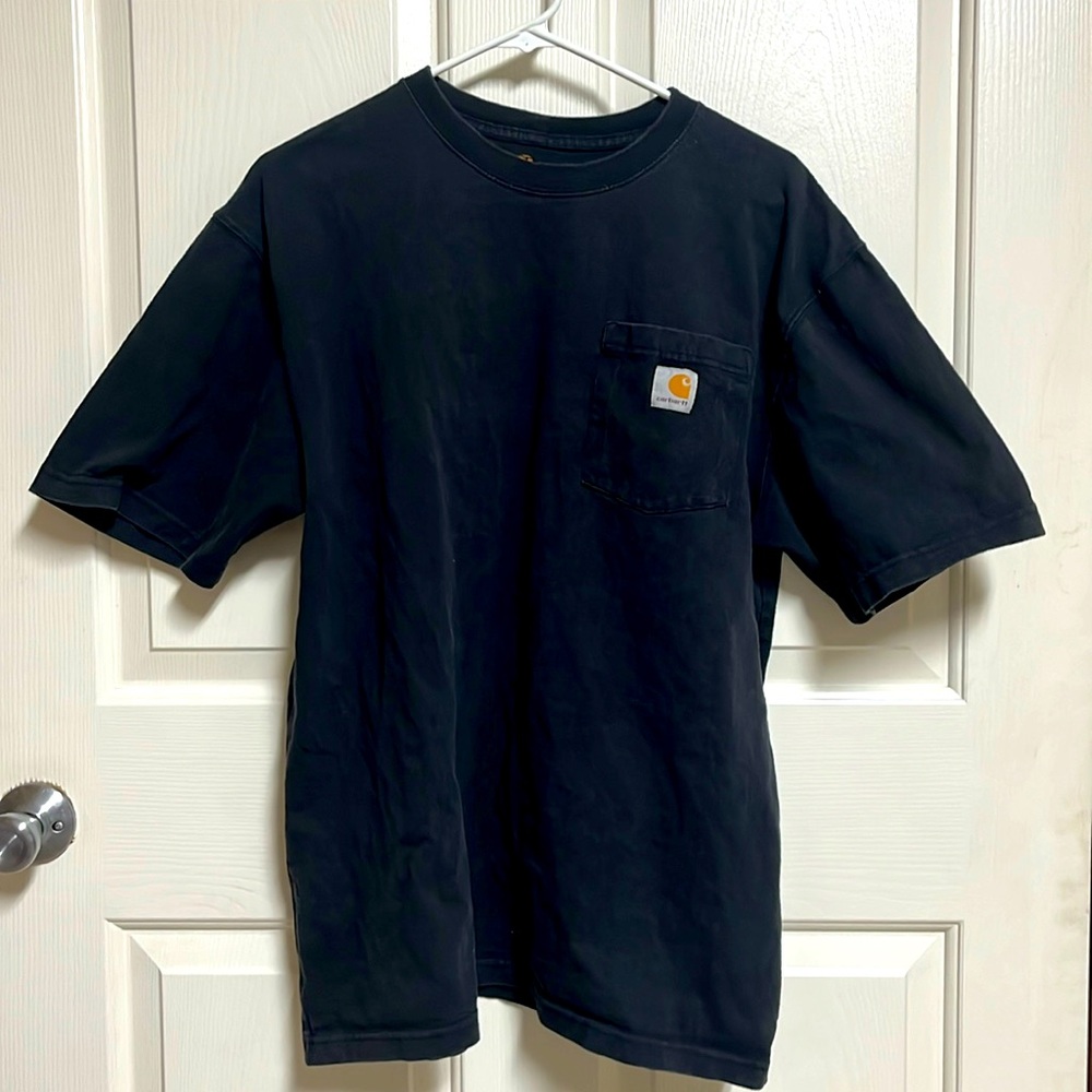 Carhartt Men’s Black Tee Shirt Size Large